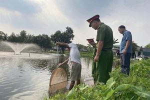 Công an xã Tứ Kỳ đồng hành cùng người sau cai nghiện phát triển kinh tế