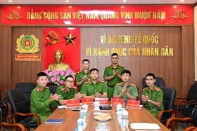Đoàn Thanh niên Công an phường Gia Viên tổ chức sinh hoạt chính trị rèn luyện theo gương Bác