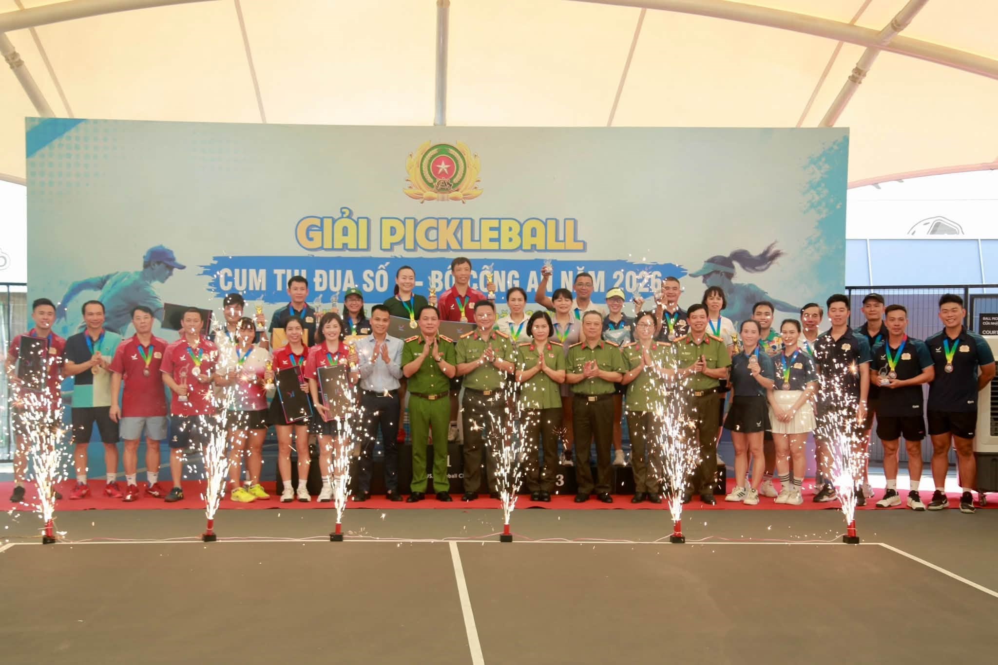 Đoàn vận động viên Công an thành phố Hải Phòng tham gia Giải Pickleball Cụm thi đua số 1 - Bộ Công an năm 2026