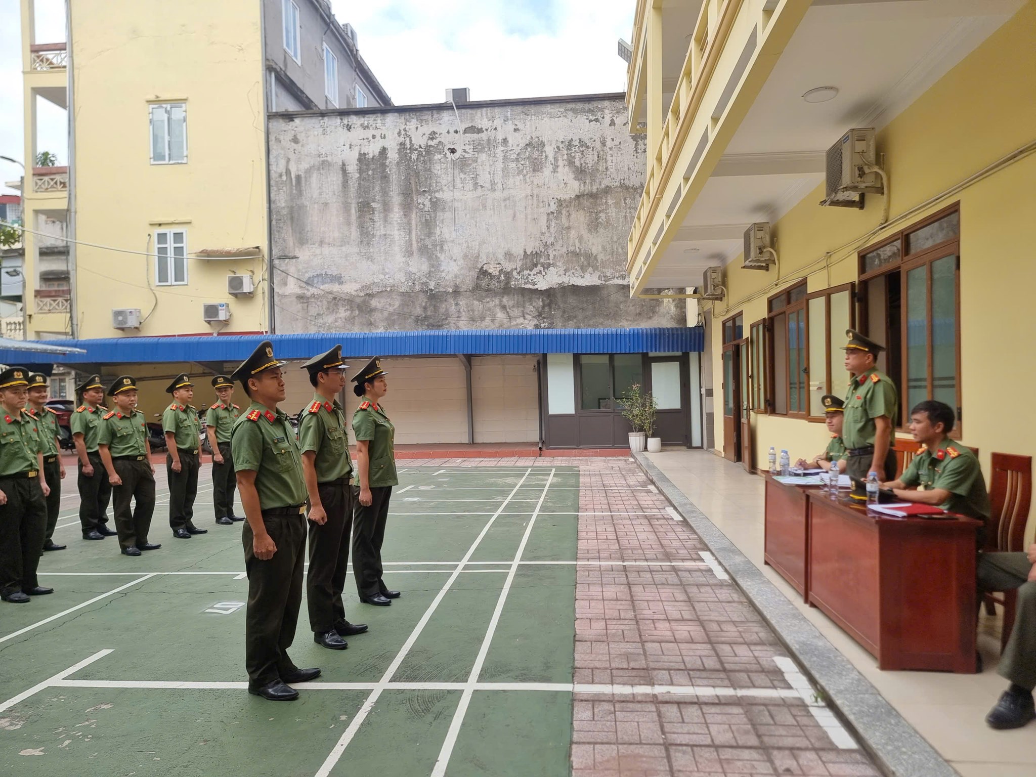 Phòng An ninh Nội địa: Tổ chức kiểm tra, đánh giá kết quả tập huấn Điều lệnh, quân sự, võ thuật Công an nhân dân năm 2026