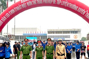 Phòng Cảnh sát QLHC về TTXH: Đảm bảo an ninh, trật tự các sự kiện thể thao sáng trên địa bàn thành phố