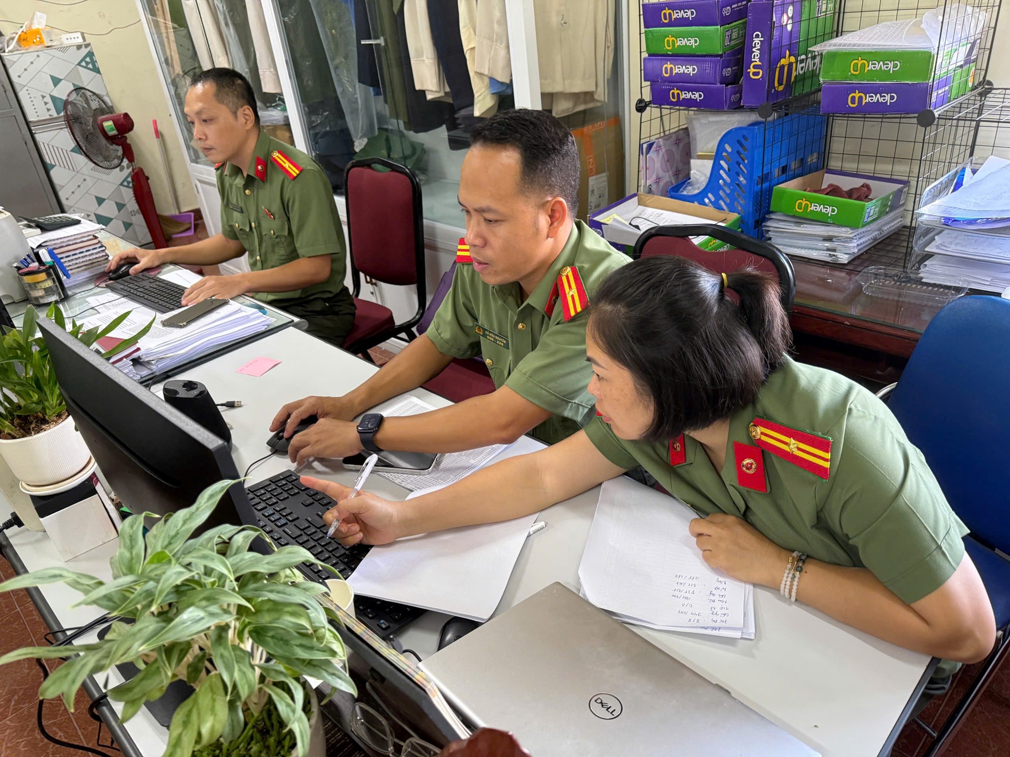 Phòng Hậu cần CATP: Hoàn thành 100% đối chiếu tài sản trên Nền tảng cơ sở dữ liệu tài sản công trong CAND