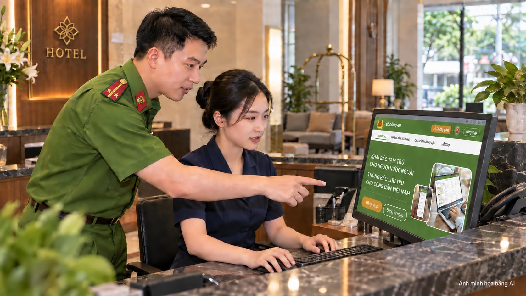 Quy định mới về thông báo lưu trú, khai báo tạm trú trên phần mềm dùng chung của Bộ Công an