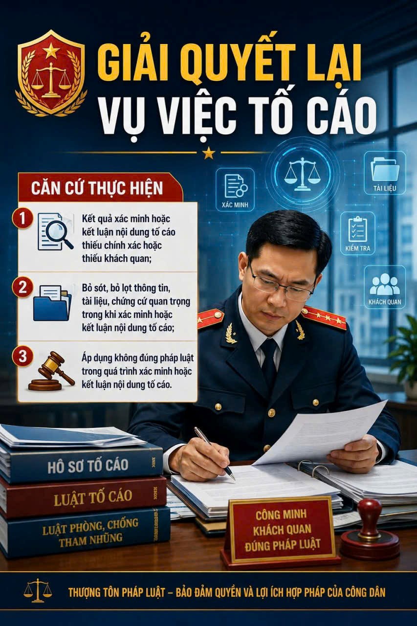 Thanh tra Công an thành phố giải đáp các tình huống về khiếu nại, tố cáo và tiếp công dân: Giải quyết lại tố cáo