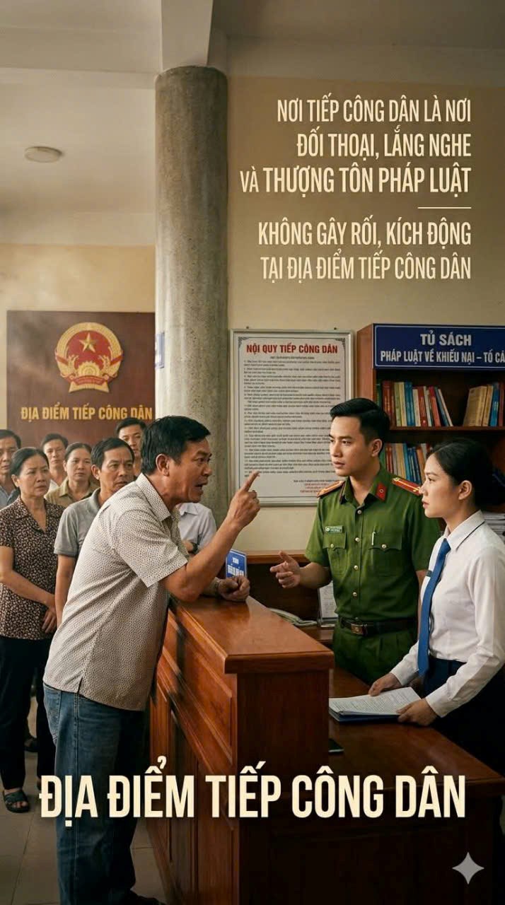Thanh tra Công an thành phố giải đáp các tình huống về khiếu nại, tố cáo và tiếp công dân: Gây rối tại Địa điểm Tiếp công dân