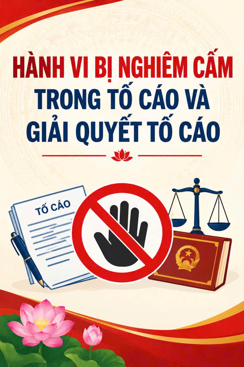 Thanh tra Công an thành phố giải đáp các tình huống về khiếu nại, tố cáo: Hành vi bị nghiêm cấm trong tố cáo và giải quyết tố cáo.