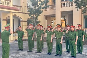 Trại tạm giam số 2 – CATP: Tích cực luyện tập điều lệnh, quân sự, võ thuật