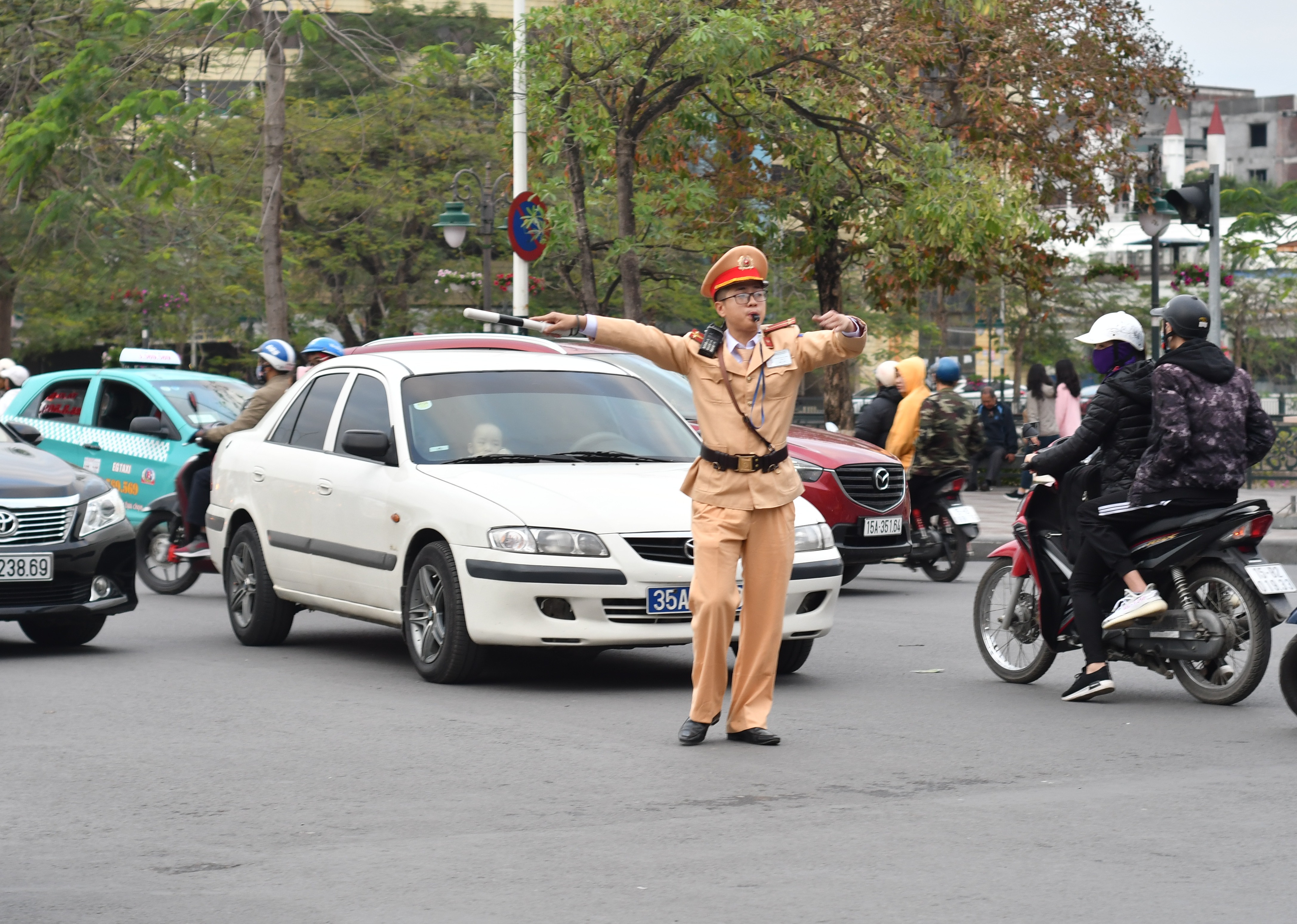 An ninh trật tự thành phố ổn định trong những ngày tết nguyên đán Canh Tý