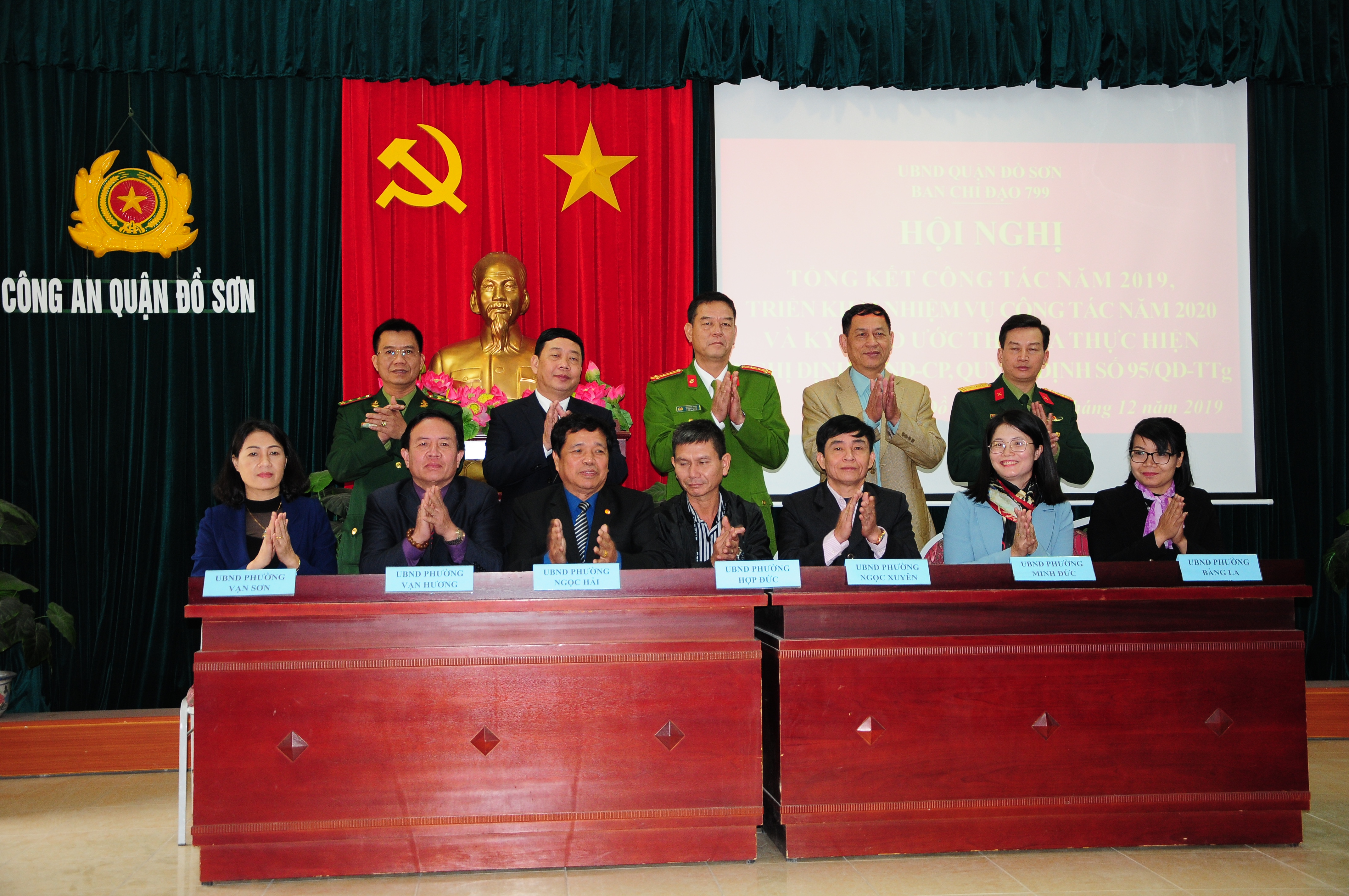 Ban chỉ đạo 799 quận Đồ Sơn: Tổng kết công tác phong trào Toàn dân bảo vệ ANTQ năm 2019