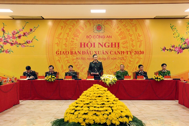 Bộ Công an giao ban trực tuyến đầu xuân về công tác bảo đảm ANTT dịp Tết Nguyên đán Canh Tý 2020