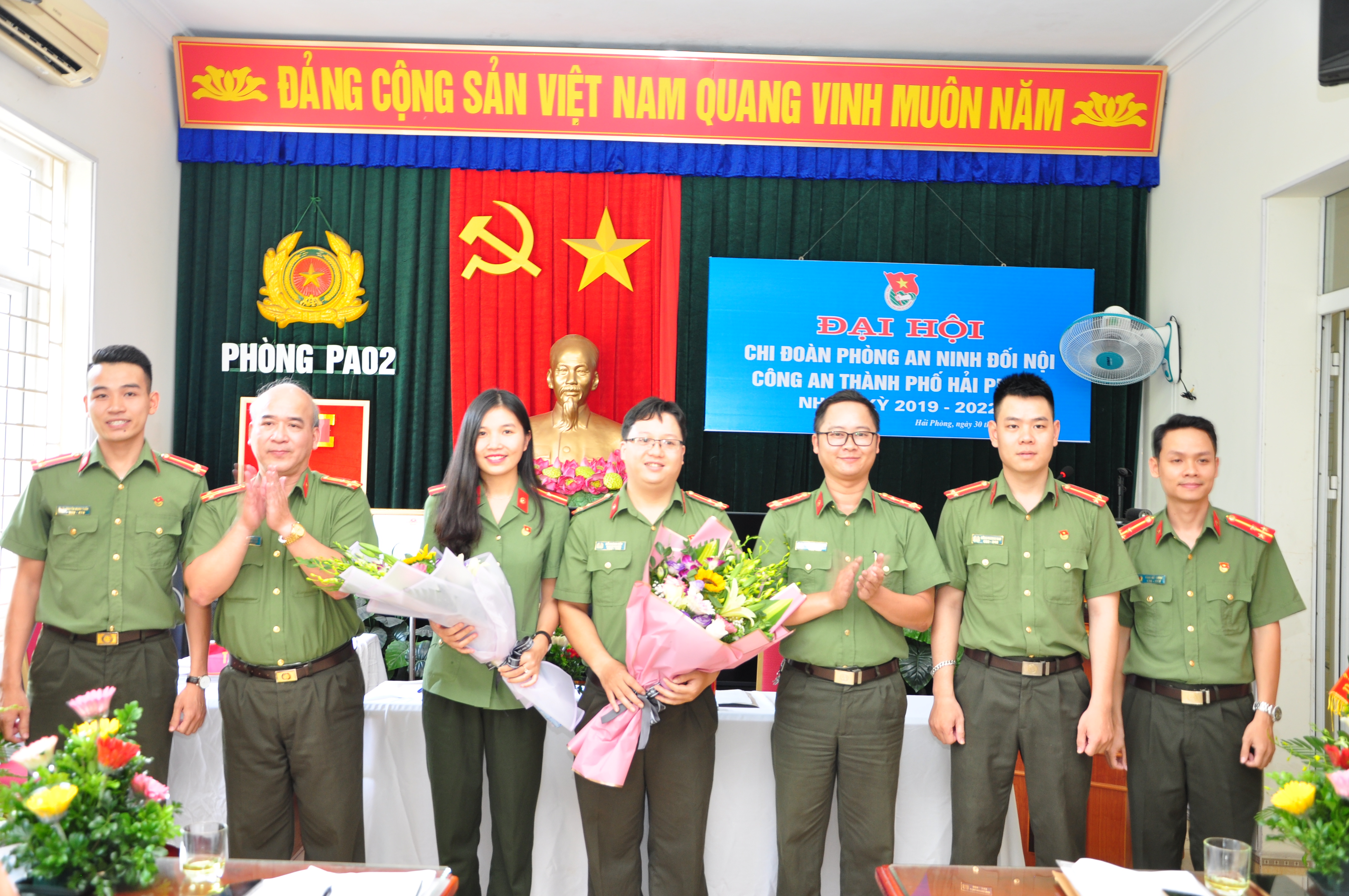 Chi đoàn Phòng PA02 - CATP: Tổ chức đại hội nhiệm kỳ 2019-2022