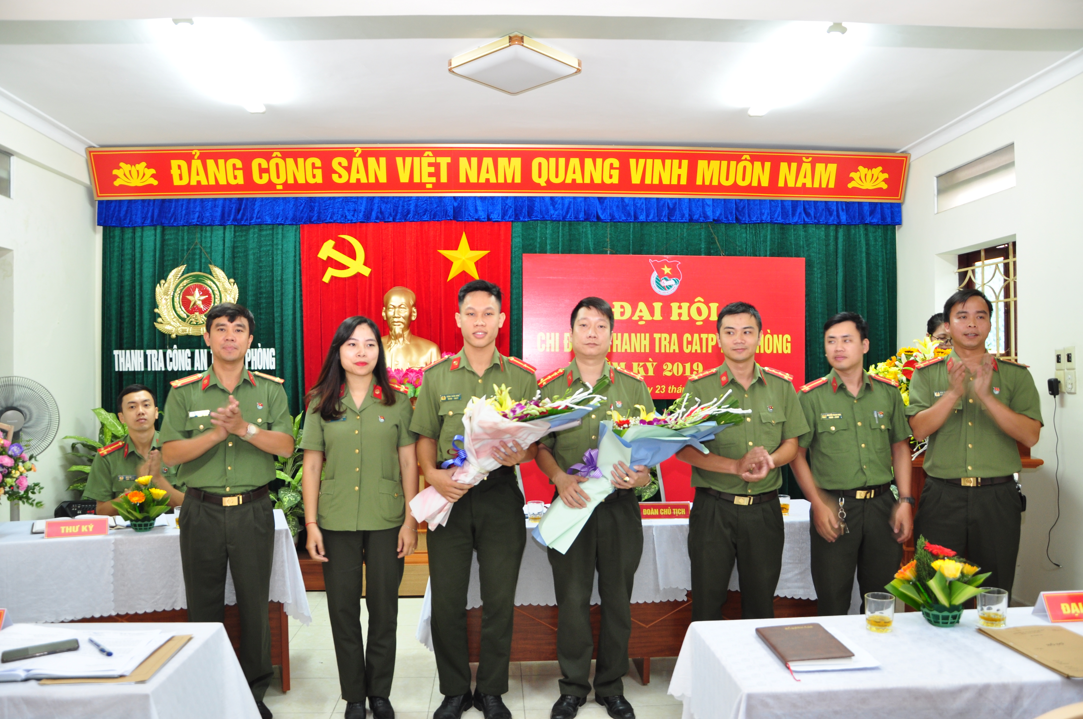Chi đoàn phòng Thanh tra - CATP: Tổ chức đại hội nhiệm kỳ 2019-2022