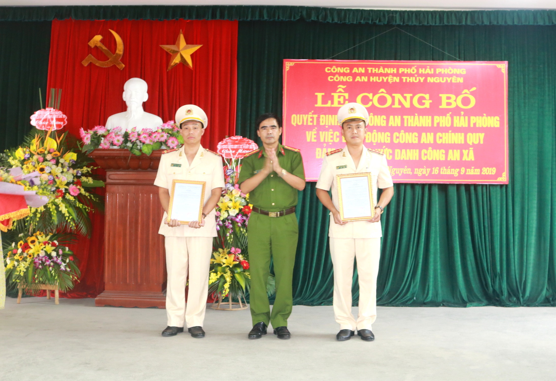 Công an huyện Thủy Nguyên: Bố trí Công an chính quy tại xã Lâm Động