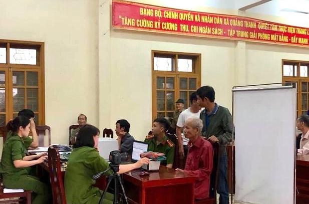 Công an huyện Thủy Nguyên: Cấp căn cước công dân lưu động hơn 240 người
