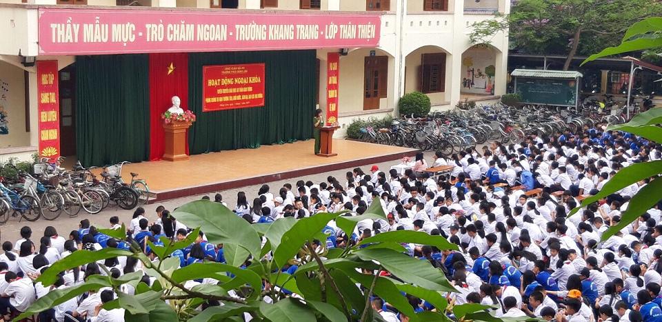 Công an quận Hải An: Tuyên truyền phòng chống bạo lực học đường