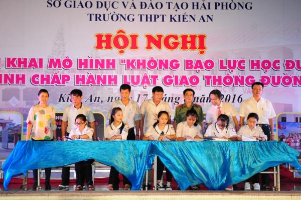 Công an quận Kiến An: Tăng cường các biện pháp bảo đảm TTATGT