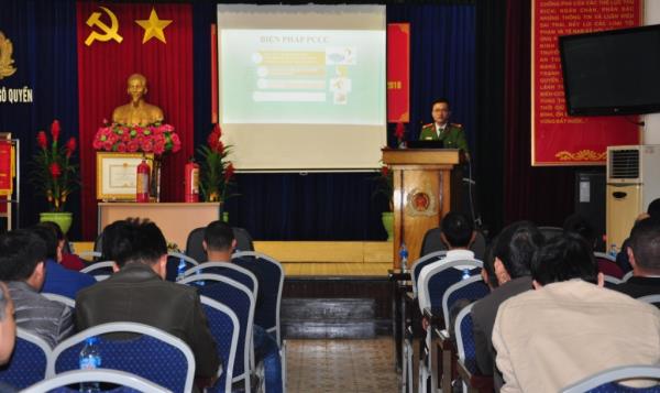 Công an quận Ngô Quyền chủ động phòng cháy chữa cháy ngay từ cơ sở