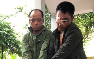 Công an xã Lâm Động (Thủy Nguyên) bắt 2 kẻ trộm chó