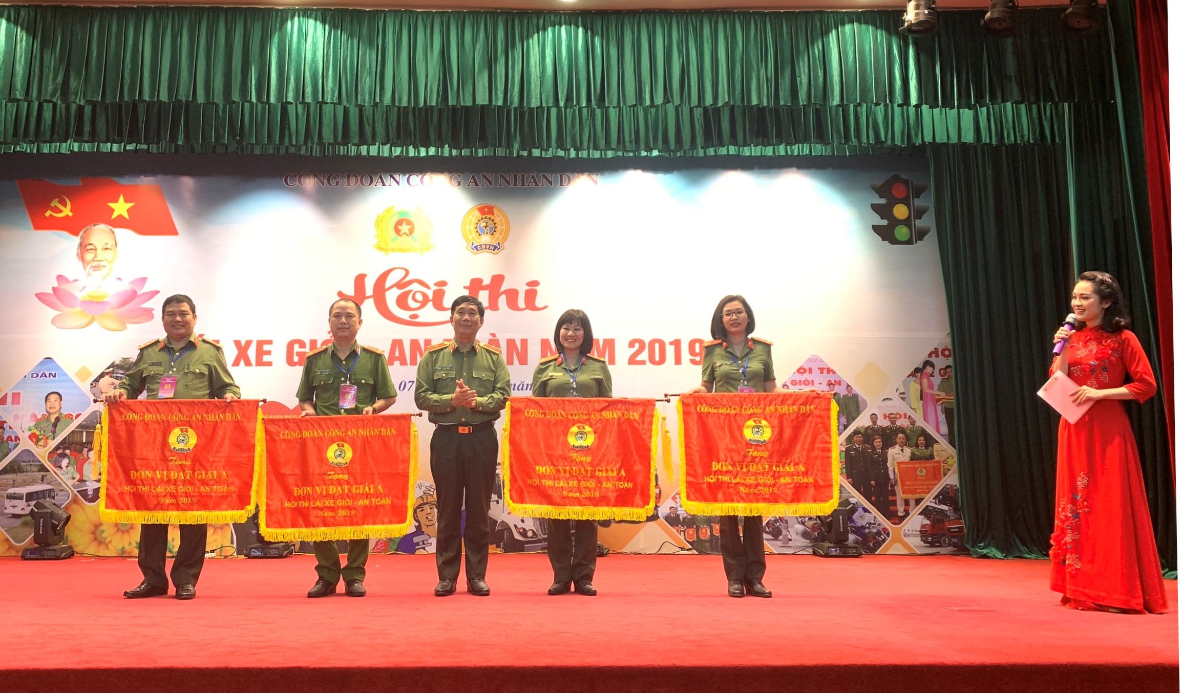 Công đoàn CATP: Đạt giải A toàn đoàn tại Hội thi Lái xe giỏi an toàn năm 2019 Công đoàn CAND