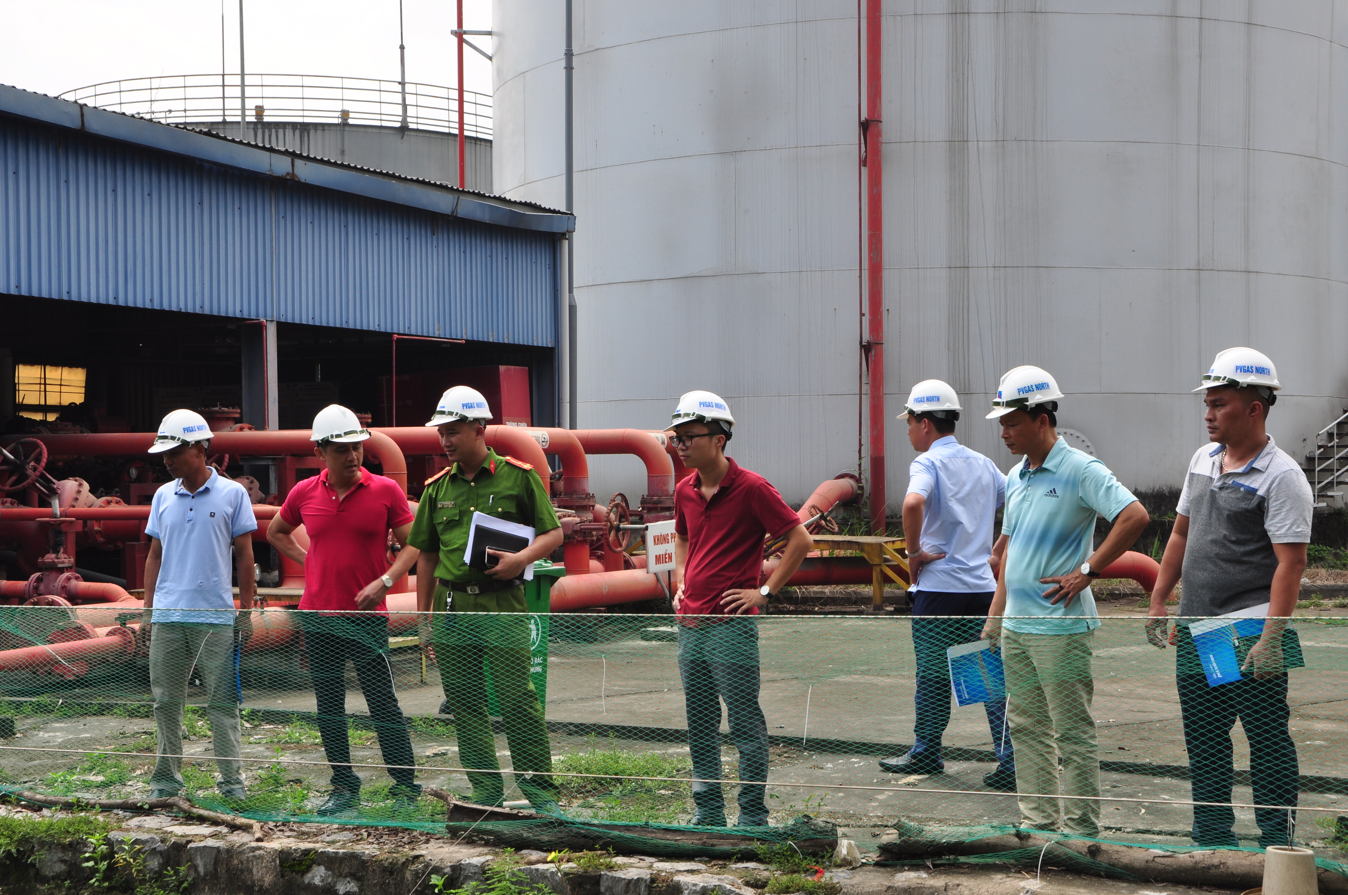 Cụm doanh nghiệp an toàn PCCC Sở Dầu kiểm tra chéo