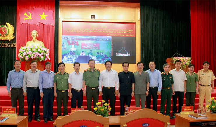 Đảng ủy Công an Trung ương: Quán triệt thực hiện Kết luận số 44-KL/TW và Kết luận số 45-KL/TW của Ban Bí thư Trung ương