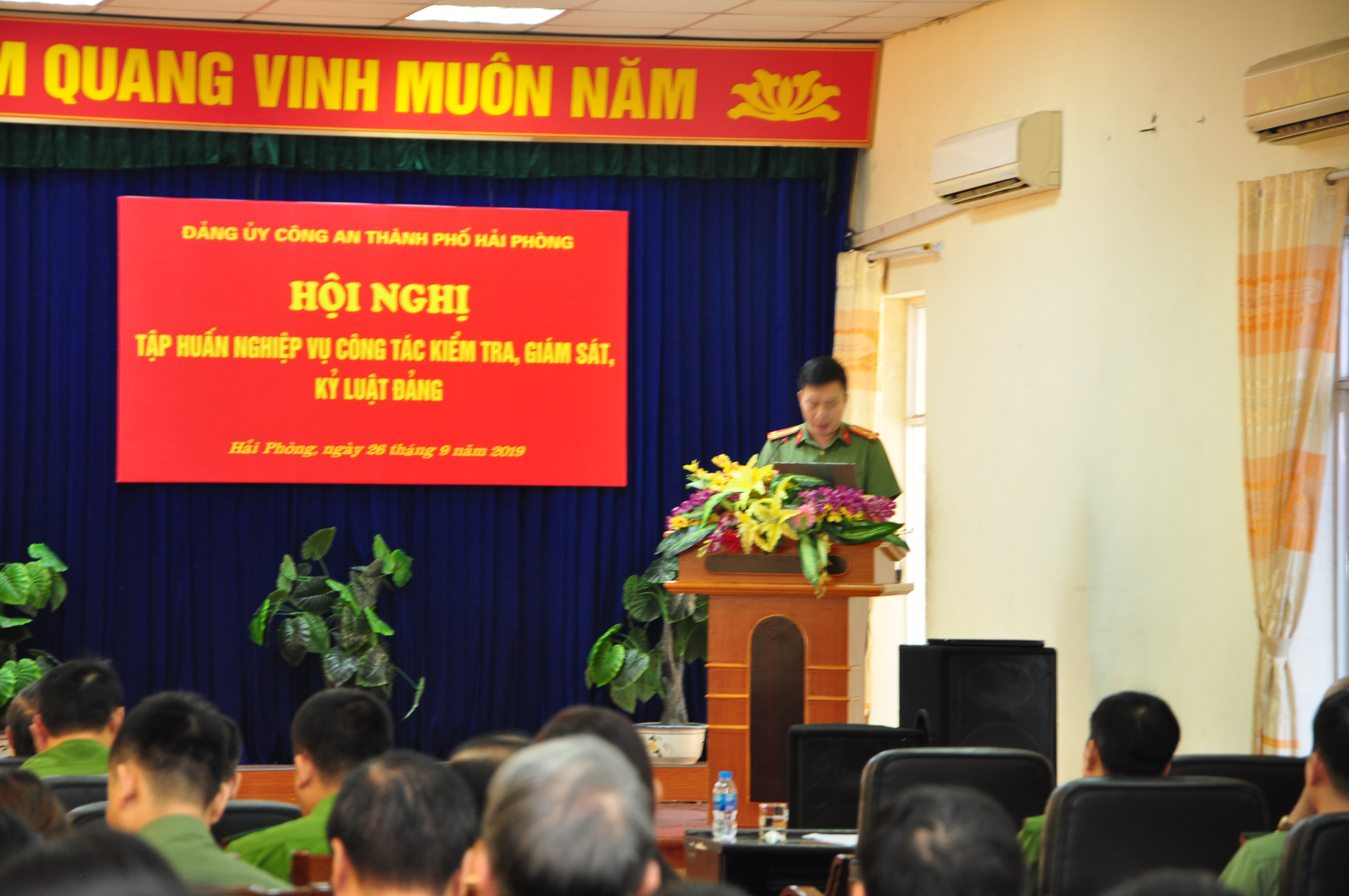 Đảng ủy Công an thành phố:  Tập huấn nghiệp vụ công tác kiểm tra, giám sát, kỷ luật Đảng