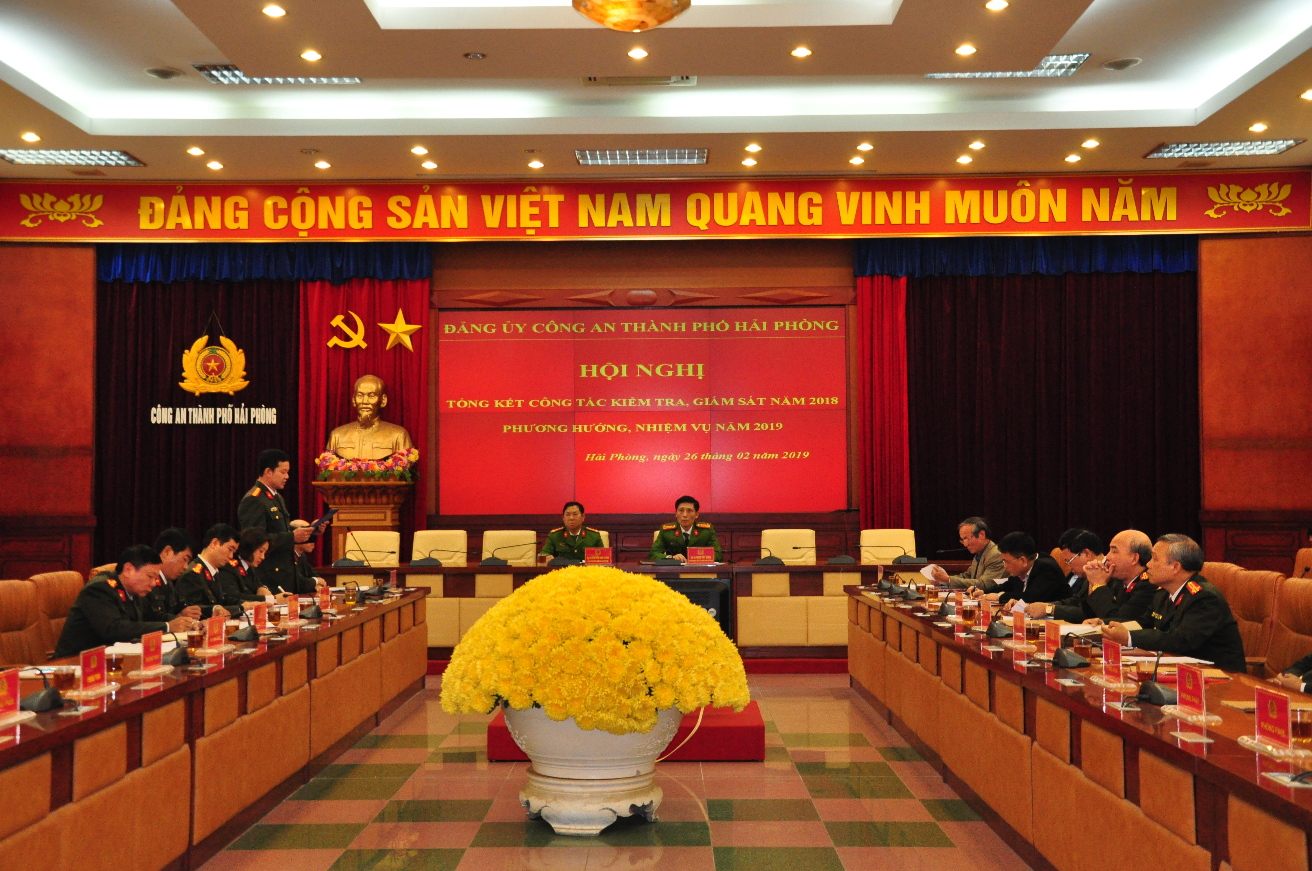 Đảng ủy Công an thành phố triển khai nhiệm vụ công tác kiểm tra, giám sát năm 2019