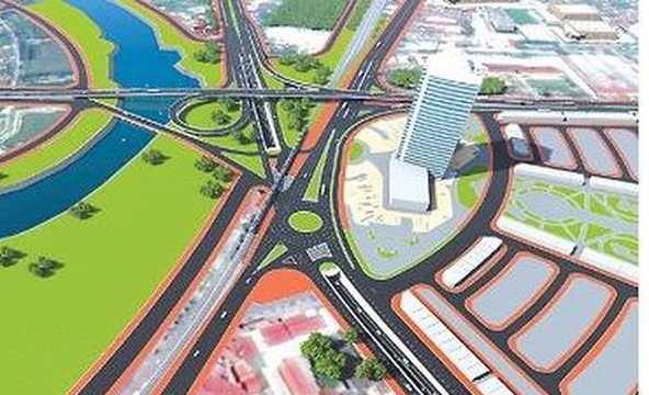 Điều chỉnh phân luồng giao thông phục vụ thi công Dự án đầu tư xây dựng Nút giao thông Nam cầu Bính