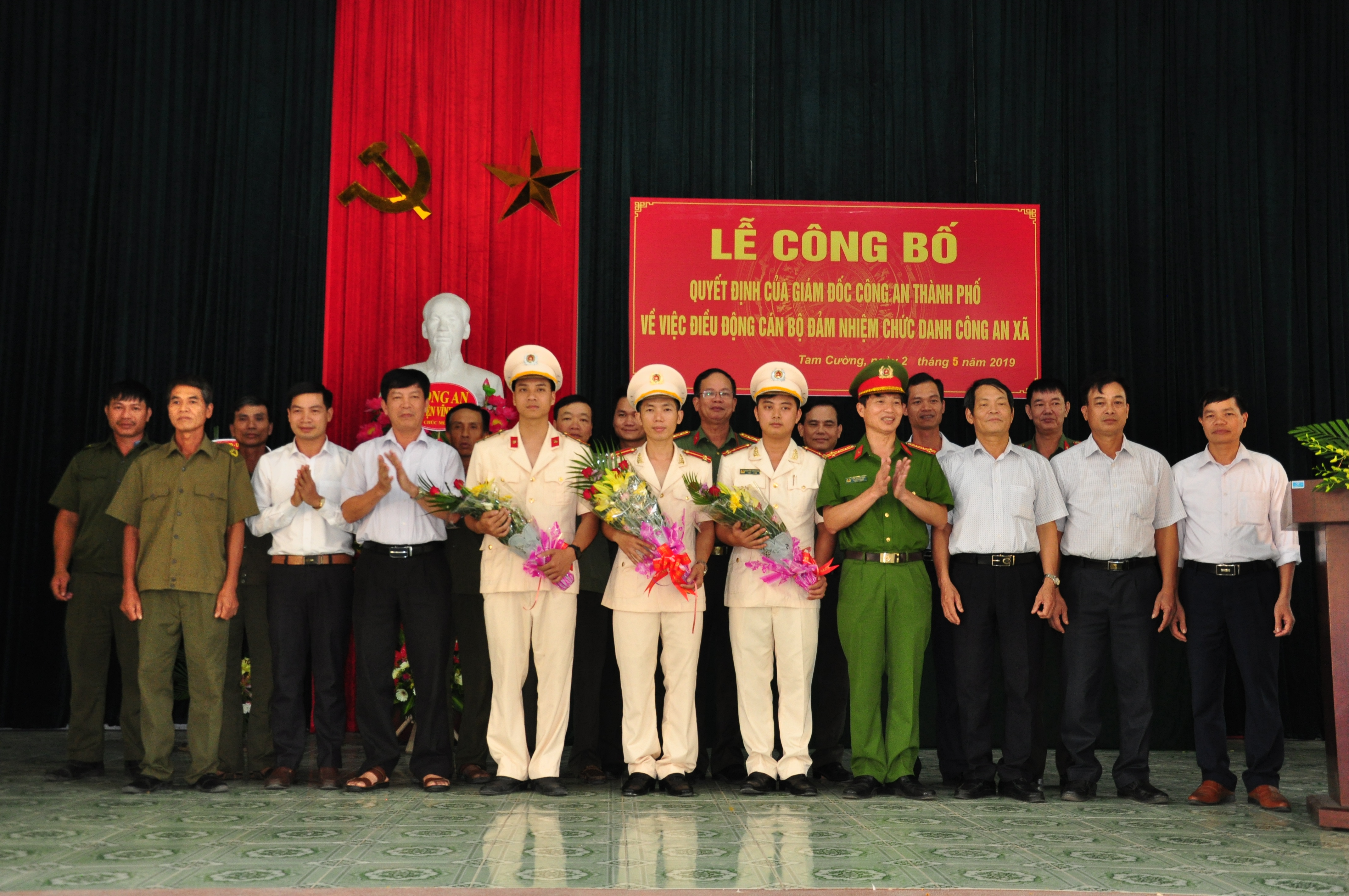 Điều động cán bộ đảm nhiệm chức danh Công an xã Tam Cường, huyện Vĩnh Bảo