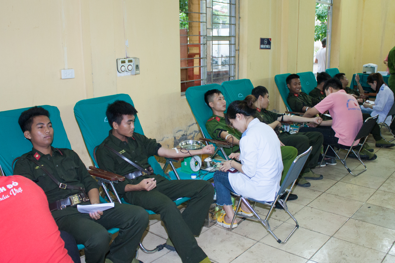 Đoàn cơ sở các phòng Cảnh sát cơ động và Tổ chức cán bộ: Ngày hội hiến máu tình nguyện với 117 đơn vị máu