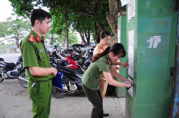 Đoàn thanh niên CAH An Dương: Tăng cường xuống cơ sở phục vụ nhân dân
