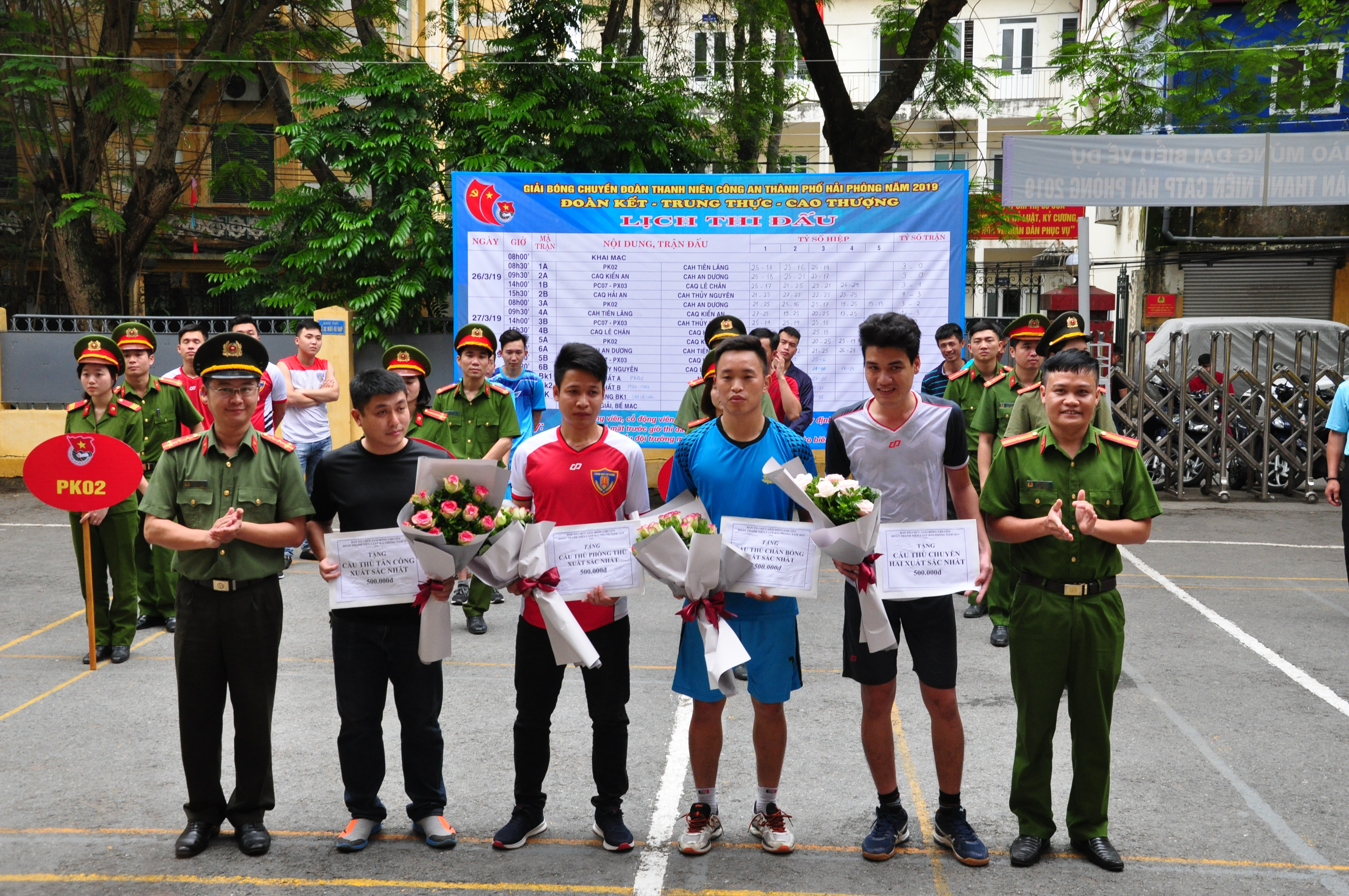Đoàn thanh niên CATP: Bế mạc giải Bóng chuyền năm 2019