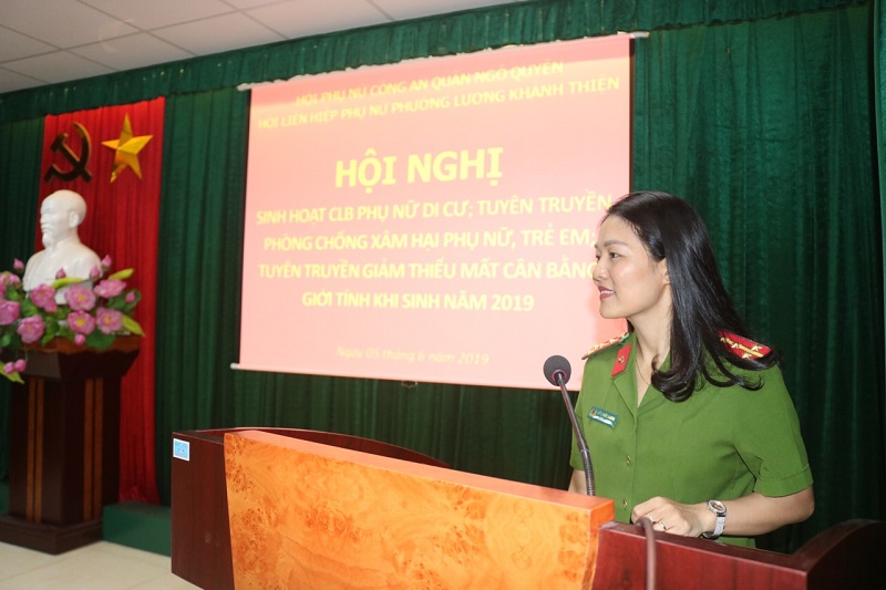 Hội phụ nữ CAQ Ngô Quyền: Tuyên truyền phòng chống xâm hại phụ nữ, trẻ em