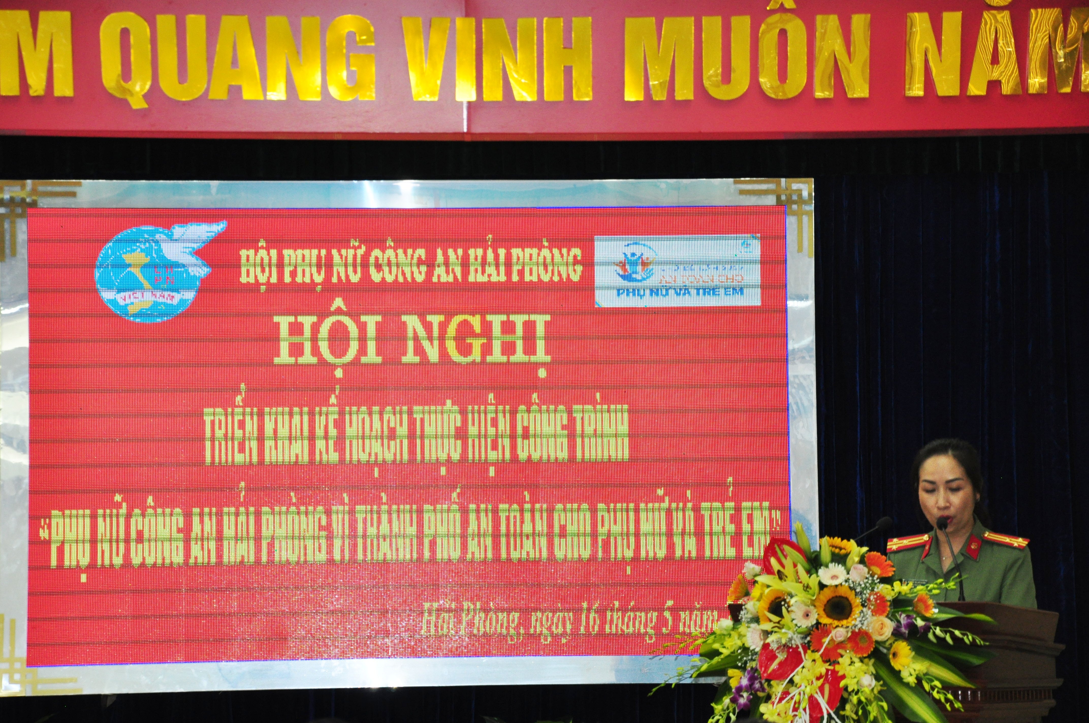 Hội phụ nữ CATP: Triển khai kế hoạch thực hiện công trình “Phụ nữ Công an Hải Phòng vì thành phố an toàn cho phụ nữ và trẻ em”