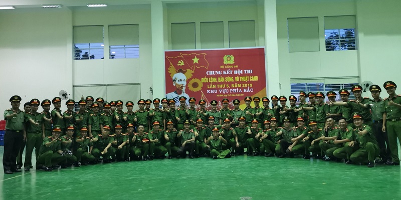 Hội thi Điều lệnh, quân sự, võ thuật CAND lần thứ 5, năm 2019:  Đội tuyển Điều lệnh CAHP đoạt nhiều giải cao