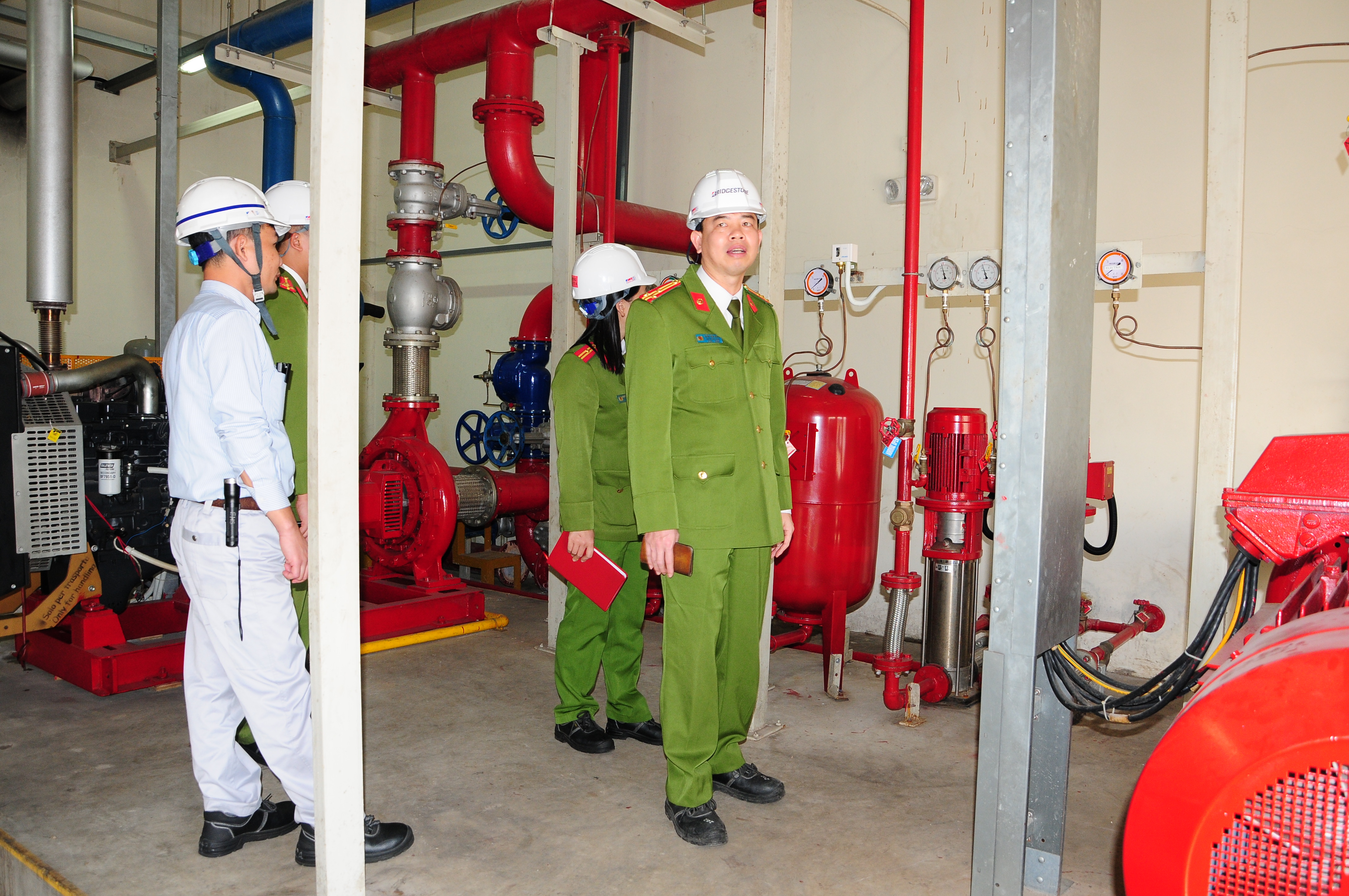 Hướng dẫn phòng cháy chữa cháy tại Công ty TNHH Bridgestone Việt Nam