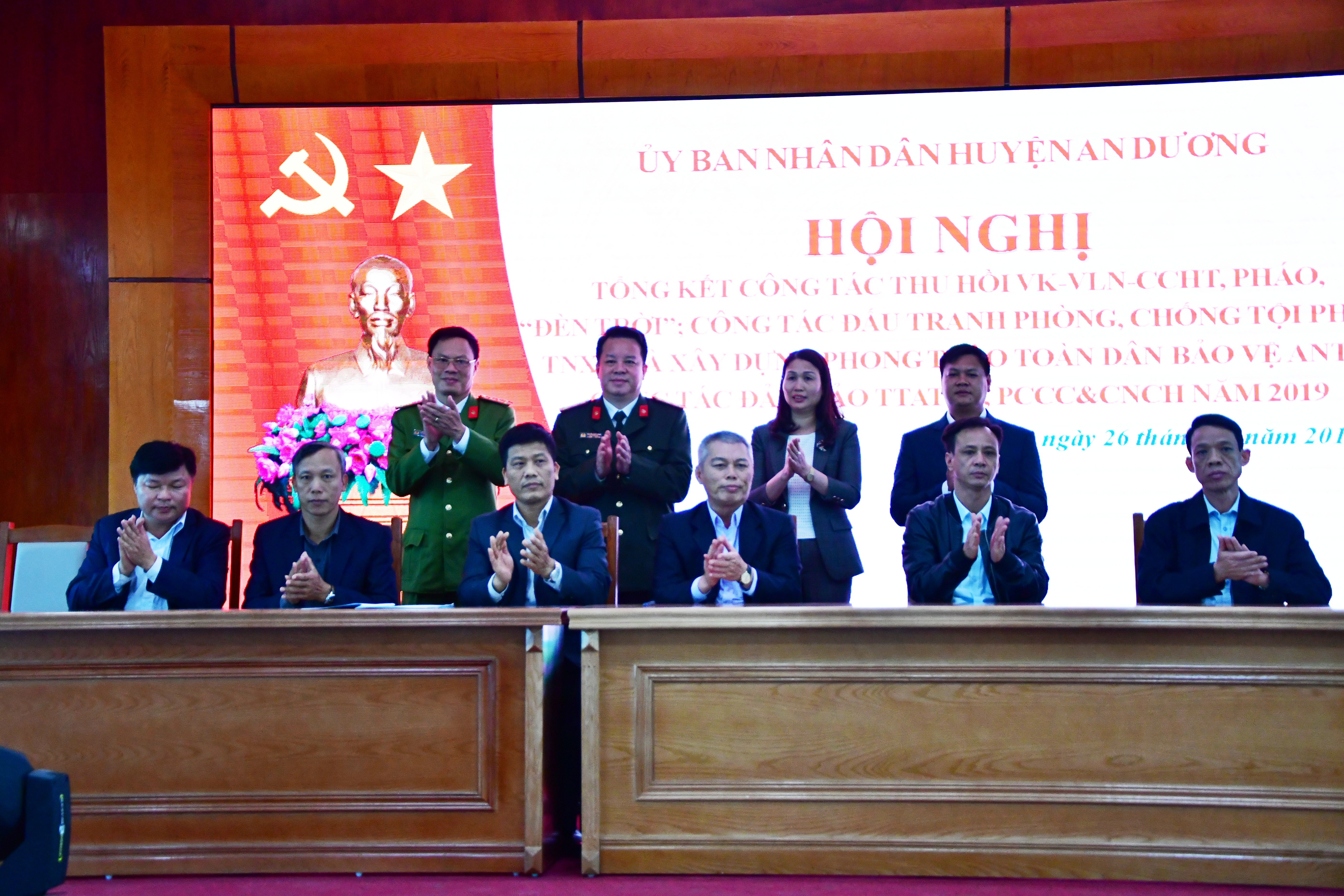 Huyện An Dương: Tăng cường thực hiện đợt cao điểm bảo vệ an ninh trật tự Tết Nguyên đán Canh Tý năm 2020