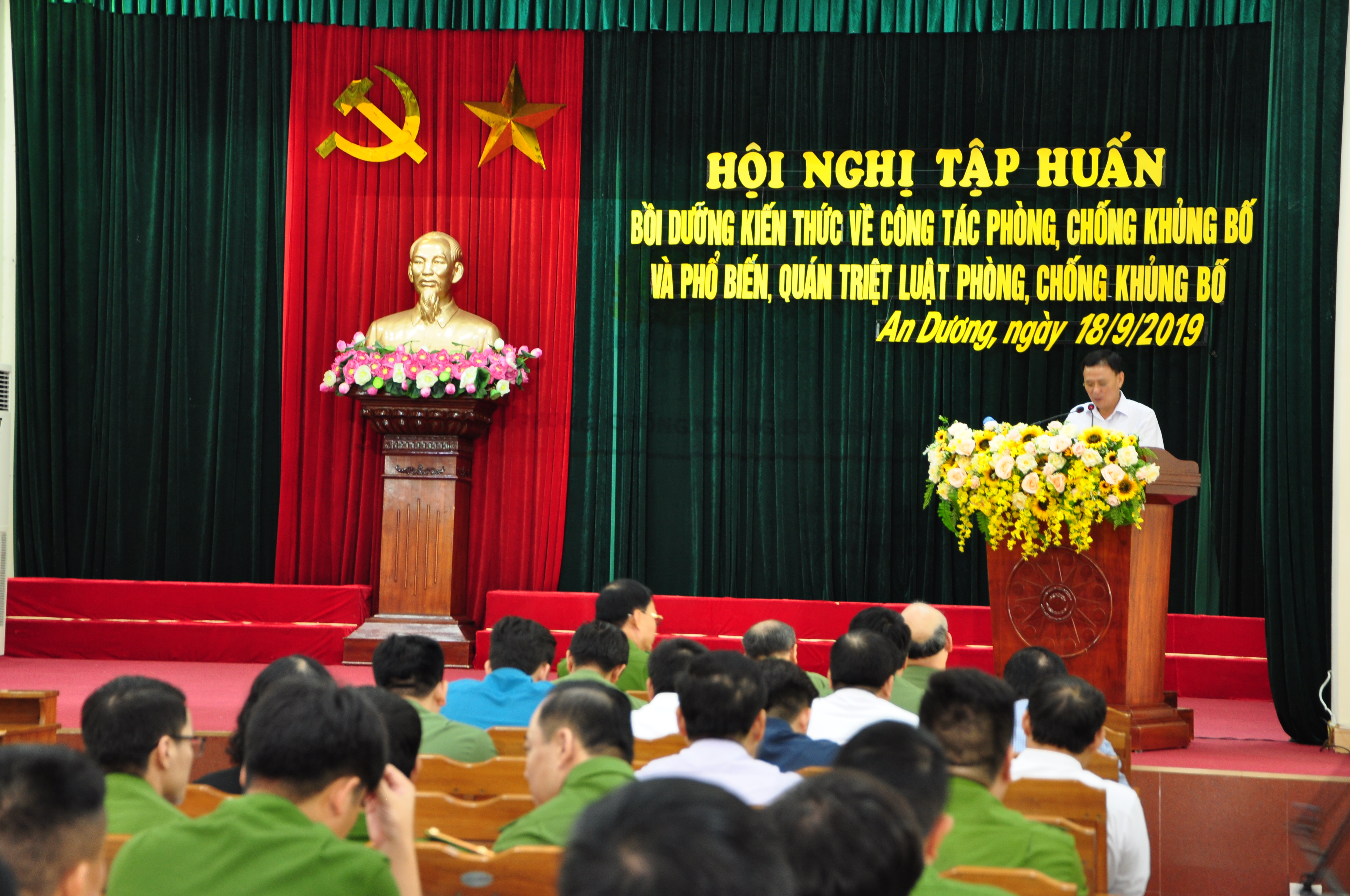 Huyện An Dương: Tổ chức tập huấn Luật phòng chống khủng bố