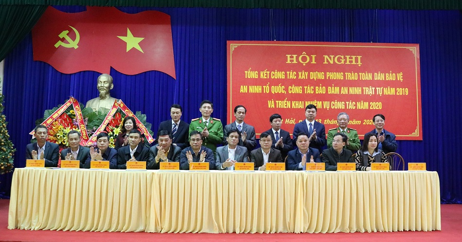 Huyện Cát Hải: Tổng kết công tác xây dựng phong trào toàn dân bảo vệ ANTQ, công tác bảo đảm ANTT năm 2019 và triển khai nhiệm vụ công tác năm 2020