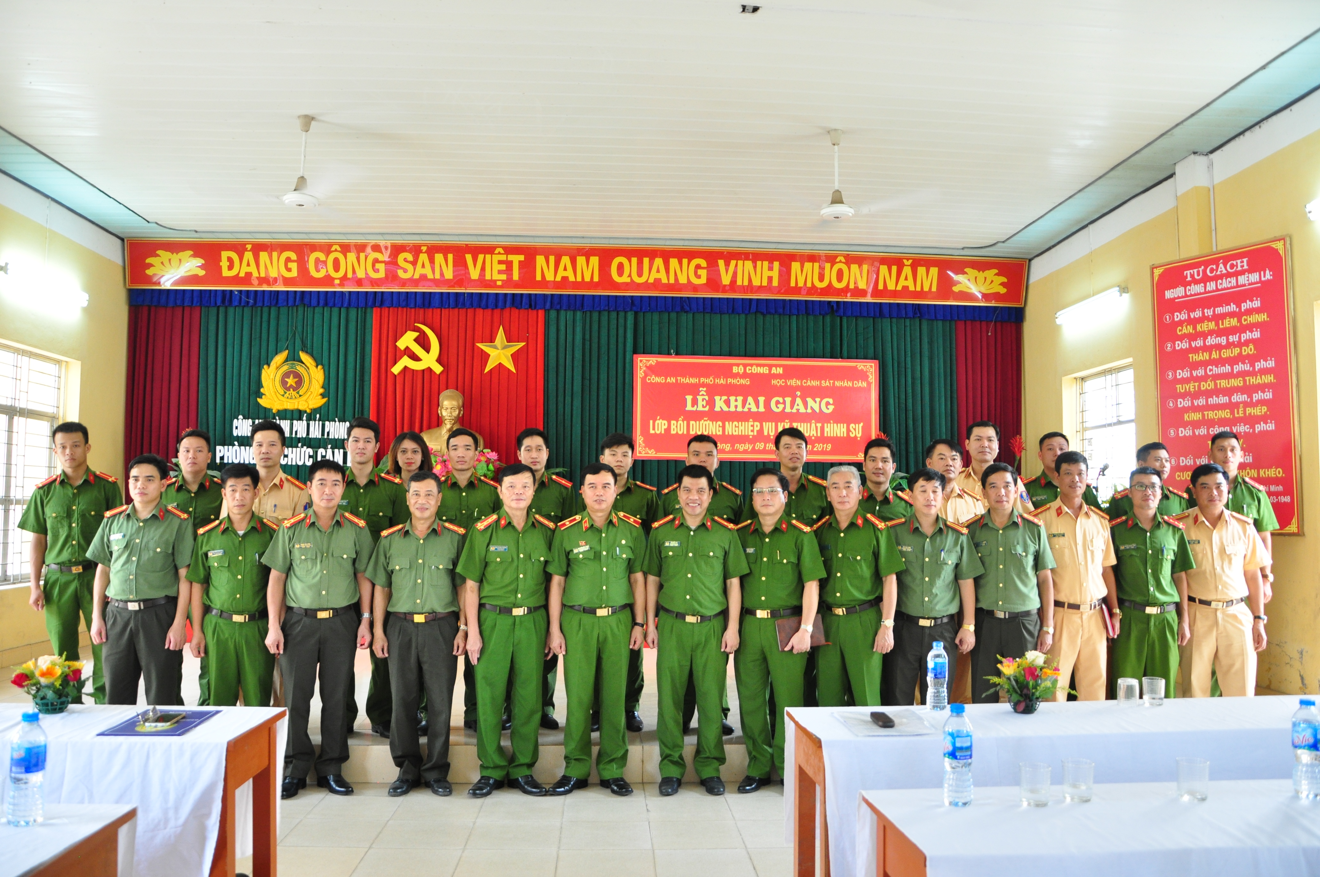 Khai giảng lớp bồi dưỡng nghiệp vụ kỹ thuật hình sự