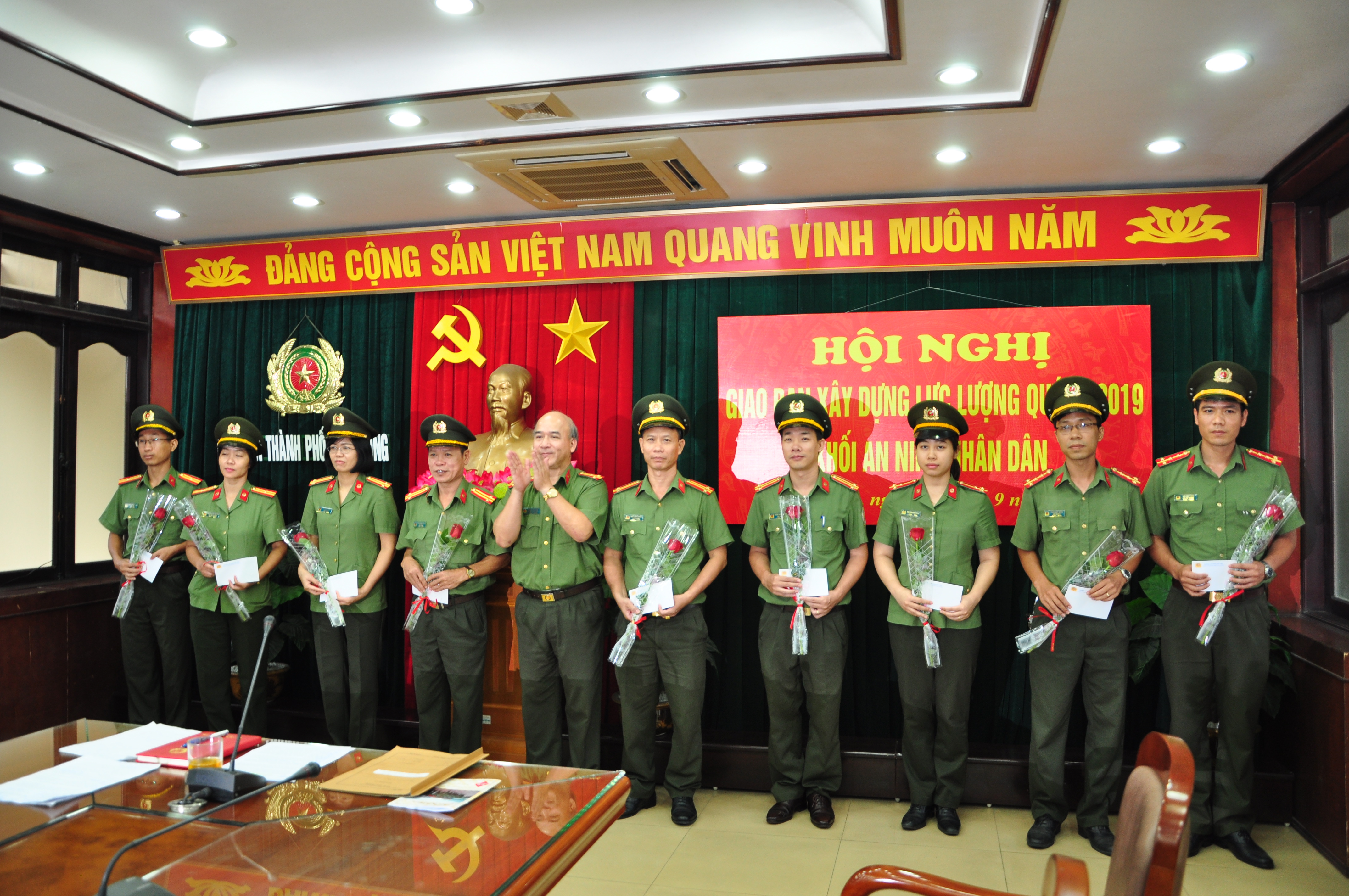 Khối An ninh nhân dân CATP tổ chức giao ban xây dựng lực lượng quý 3 năm 2019