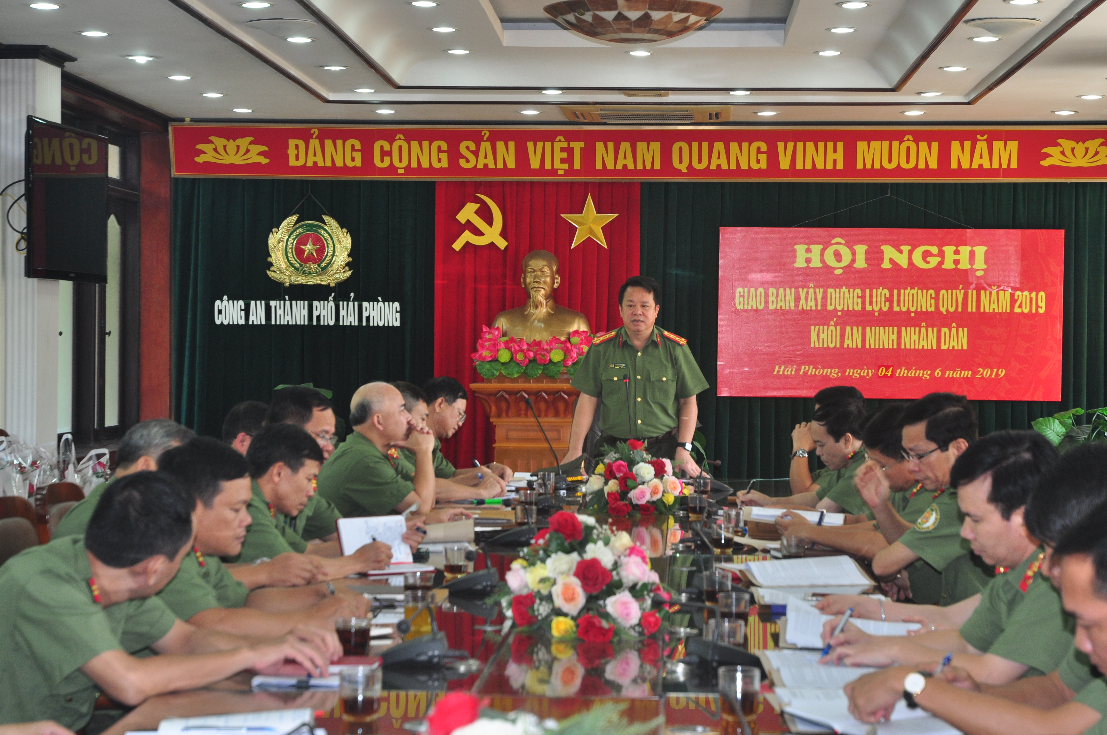 Khối An ninh nhân dân: Giao ban xây dựng lực lượng quý 2 năm 2019