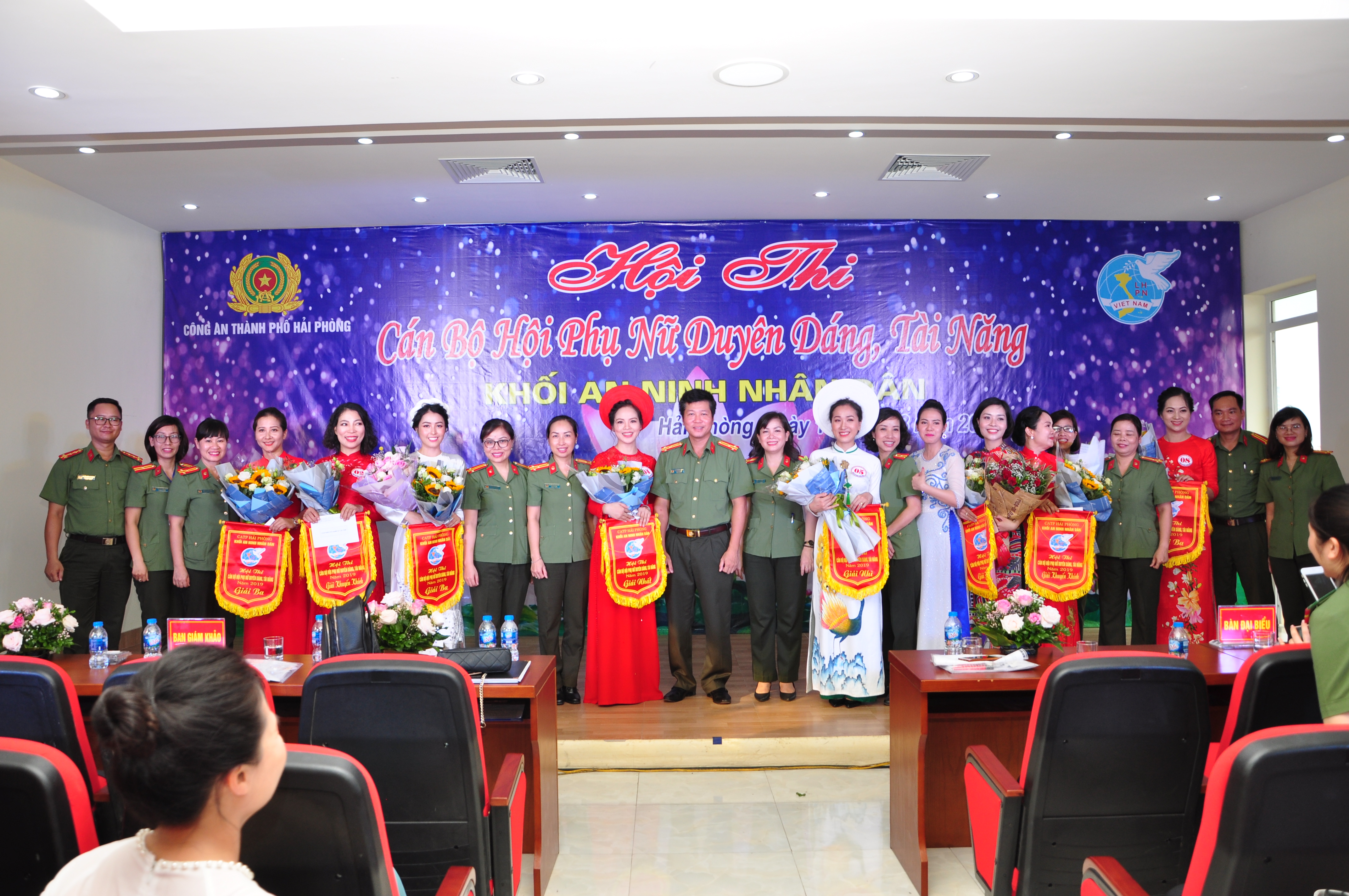 Khối An ninh nhân dân tổ chức Hội thi “Cán bộ Hội Phụ nữ duyên dáng, tài năng” năm 2019