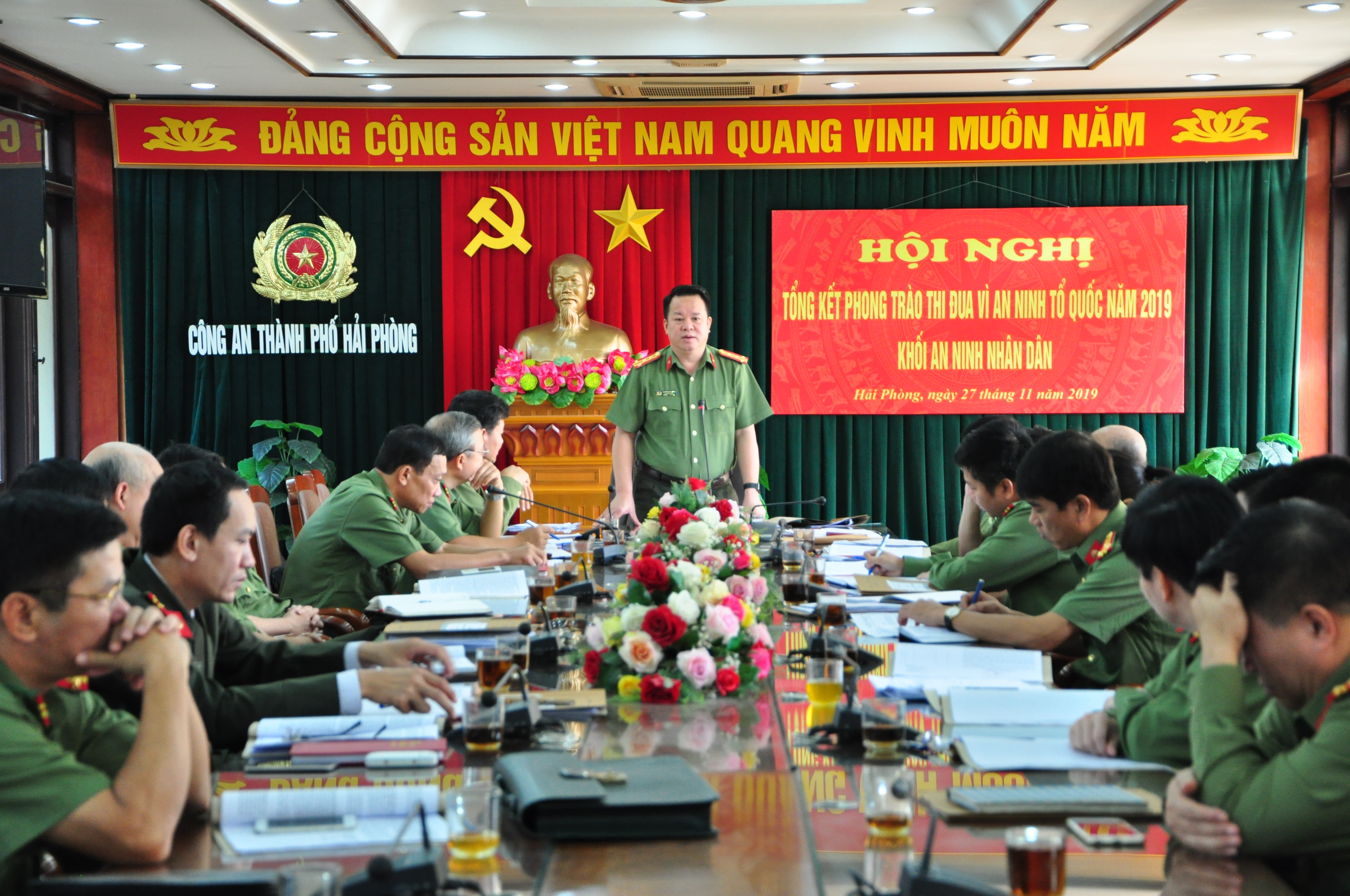 Khối An ninh nhân dân tổng kết phong trào thi đua năm 2019