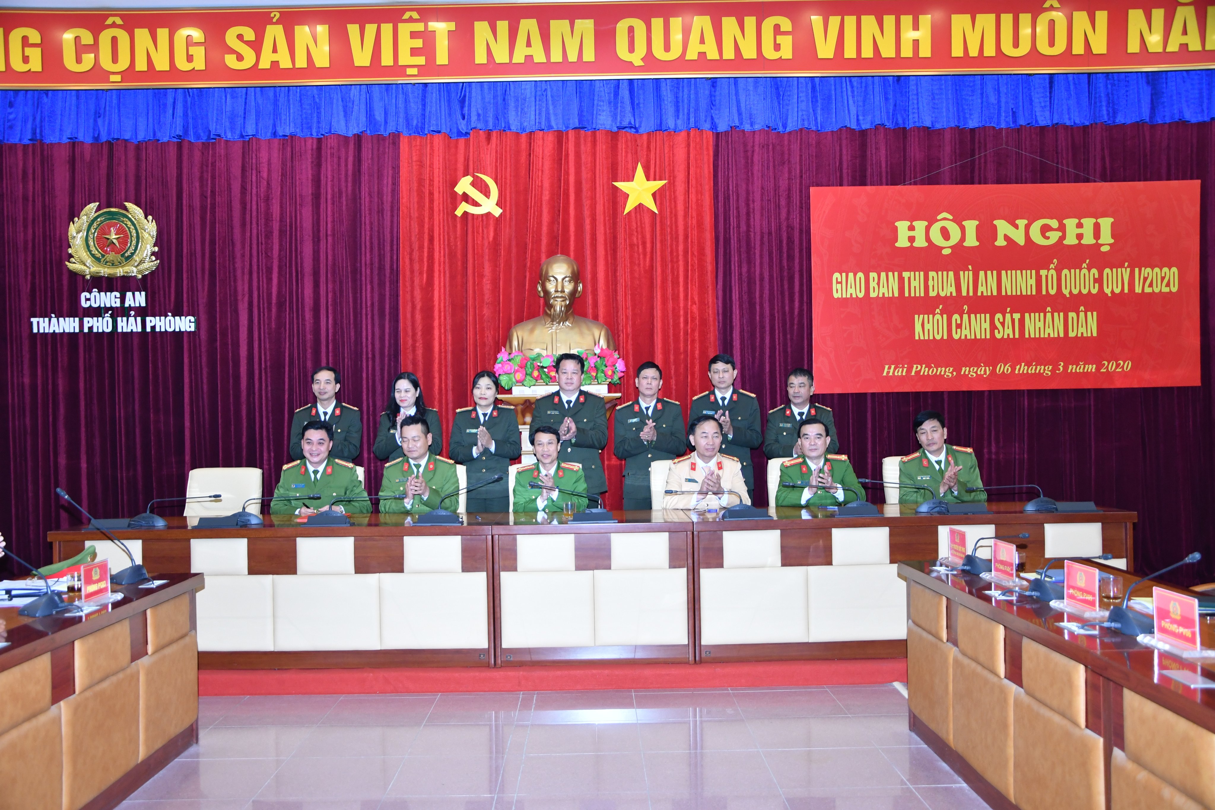 Khối Cảnh sát nhân dân: Giao ban thi đua Vì an ninh Tổ quốc quý I năm 2020