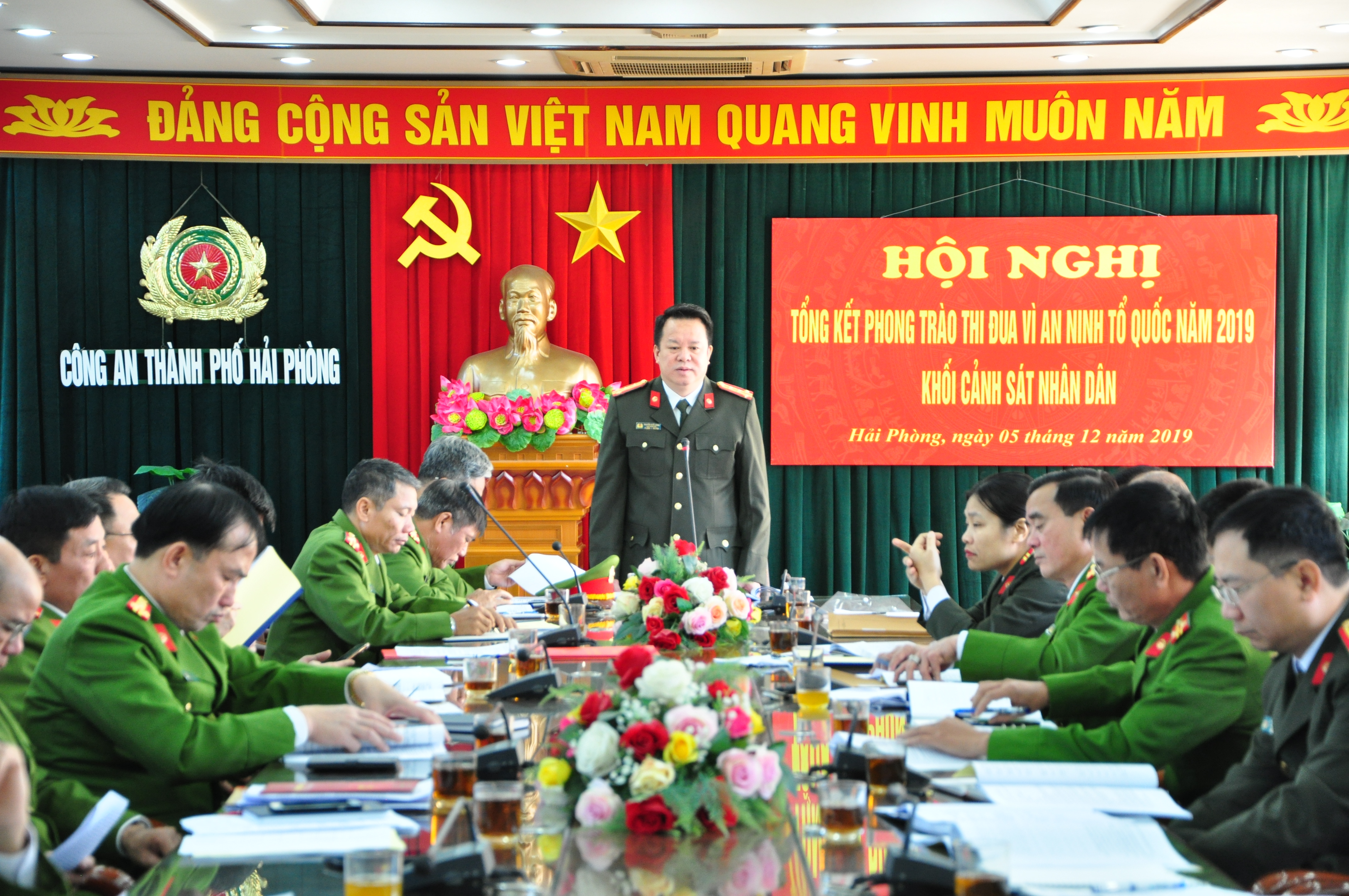 Khối Cảnh sát nhân dân: Tổng kết phong trào thi đua Vì ANTQ năm 2019