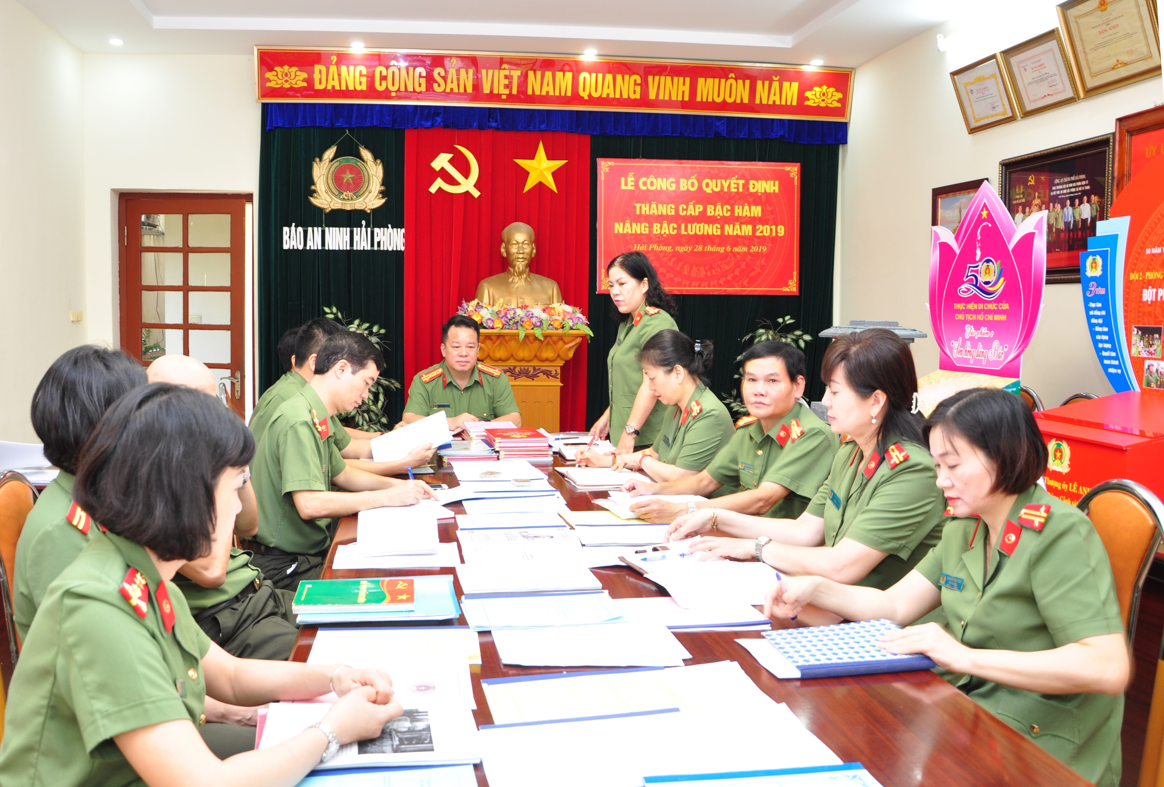 Khối Tham mưu – Xây dựng lực lượng - Hận cần: Chủ động sáng tạo xây dựng lực lượng