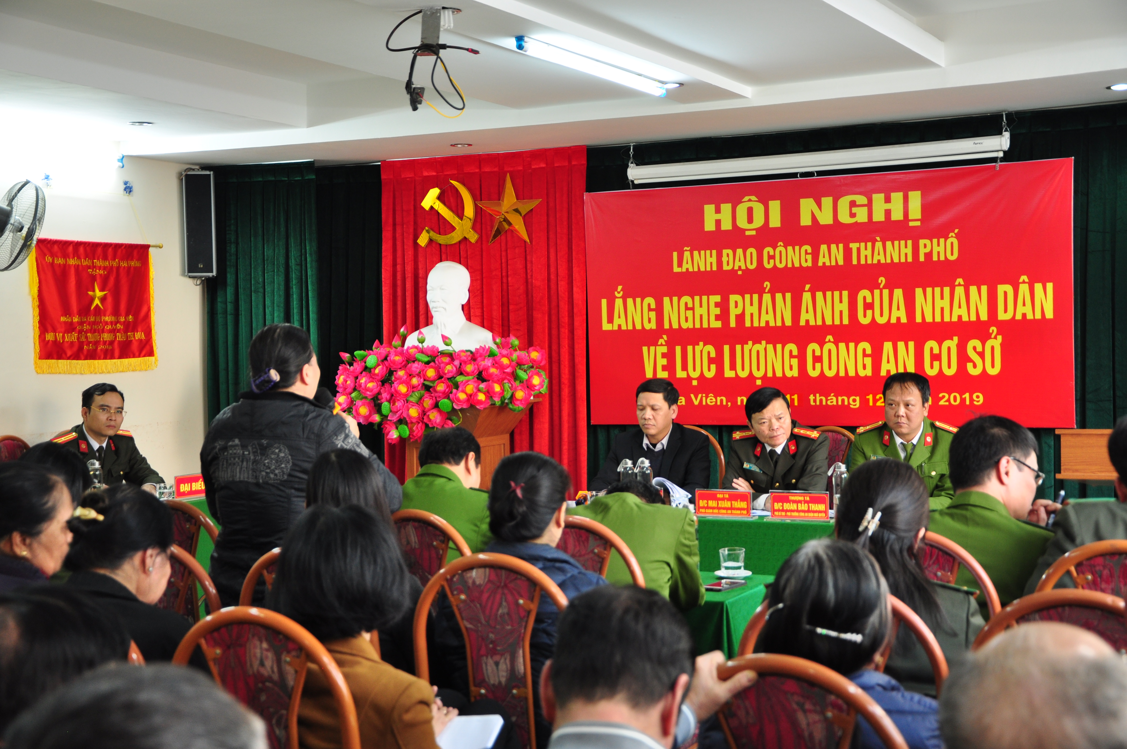 Lắng nghe ý kiến nhân dân tại phường Gia Viên, quận Ngô Quyền