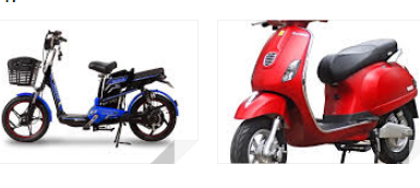Phân biệt các loại xe máy điện, xe đạp điện