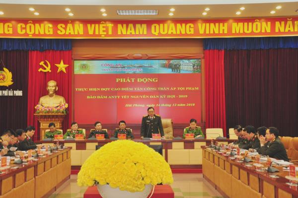 Phát động đợt cao điểm tấn công, trấn áp tội phạm bảo đảm ANTT  tết nguyên đán Kỷ Hợi 2019